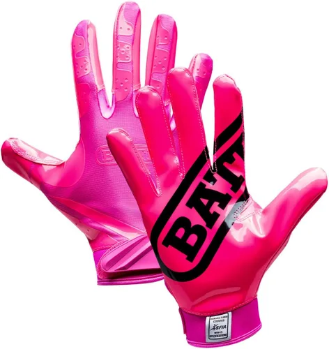 Miniatura 8 de Battle Guantes de fútbol con receptor ancho de doble amenaza, agarre ultra adherente, ajuste de compresión