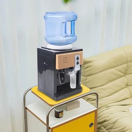 Dispensador de agua de encimera de carga superior para botella de 5 galones, dispensador de enfriador de agua fría y caliente, máquina eléctrica de