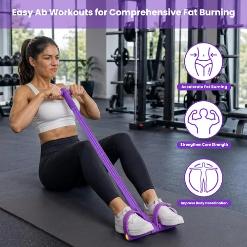 Miniatura 2 de Equipo de fitness Banda de resistencia Pedal Entrenador de ejercicio para entrenamiento de cuerpo completo y entrenamiento de fuerza en el gimnasio