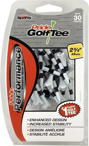 Miniatura 12 de Pride Performance - Camisetas de golf a rayas (paquete de 30), 2-3/4 pulgadas