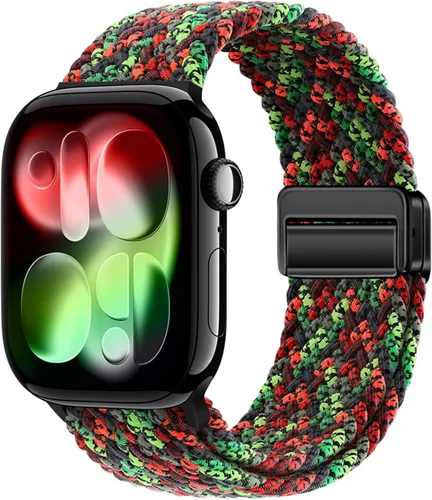 Miniatura 31 de Qimela Correa deportiva compatible con correas de Apple Watch de 1.49, 1.57, 1.61, 1.65, 1.73, 1.77 pulgadas, 1.77 pulgadas, 1.77 pulgadas, correa