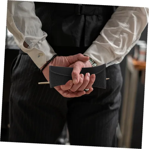 Miniatura 5 de 3 unids negro tijeras bolsa peluquería tijeras bolsa de tijera bolsa de estilista de pelo Tijera bolsa estilista de tijeras bolsa de tijeras