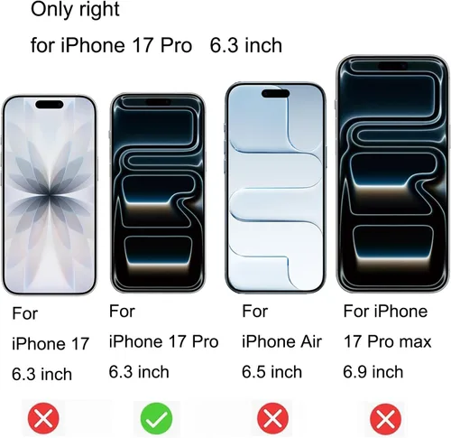 Miniatura 19 de Película protectora de pantalla de espejo de vidrio templado antiazul para iPhone 14 Pro Max, 6.7 pulgadas, dureza 9H, antiarañazos, cubierta