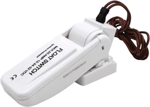 Miniatura 2 de Ogrmar Interruptor de flotador de bomba de sentina para barco automático Sellos herméticos 12/24/32VDC Encendido protegido Mercurio