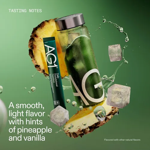 Miniatura 3 de AG1 Greens - Suplemento en polvo Mejora la salud intestinal Multivitamínico, probiótico, sin gluten, vegano y apto para keto 75 vitaminas