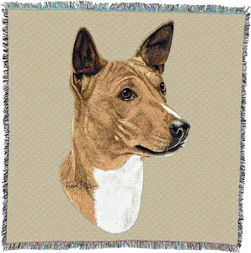 Miniatura 24 de Pure Country Weavers Robert May - Manta cuadrada para regazo de sabuesos afganos, regalo para los amantes de los perros, manta de tapiz tejida