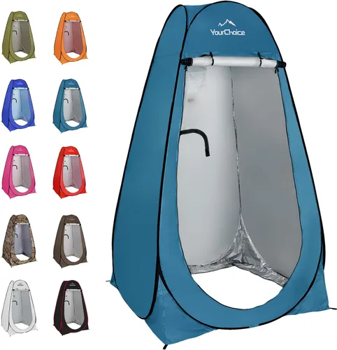 Miniatura 10 de Your Choice Tienda de Ducha Emergente de Privacidad - Tienda de Cambio Portátil para Camping, Playa y Senderismo - 6.2 Pies Ligera con Bolsa de Negro