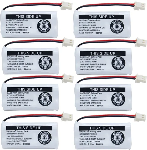 Miniatura 9 de BT162342 BT262342 Batería compatible con BT183342 BT283342 BT166342 BT266342 VTech CS6114 CS6419 CS6719 at&T EL52300 CL80111 teléfono inalámbrico 2