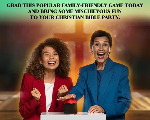 Miniatura 4 de Christian Bible Feud Game - Noche de juegos de la iglesia, trivia bíblica, diversión para la familia - Incluye tarjetas y preguntas SJ02