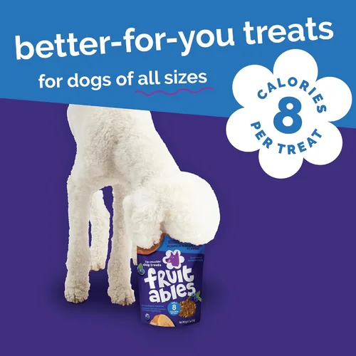 Miniatura 6 de Fruitables Golosinas horneadas para perros, golosinas saludables de calabaza para perros, bajas en calorías y deliciosas, sin trigo, maíz o soja