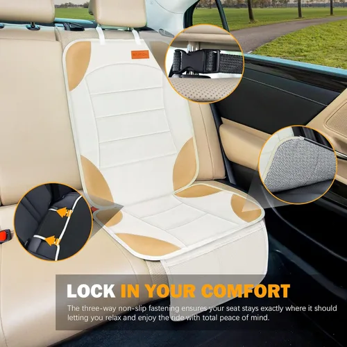 Miniatura 3 de Siivton Protector de Asiento de Auto para Asientos Infantiles, Funda de Asiento de Auto de Tela 600D Resistente al Agua, Respaldo Antideslizante