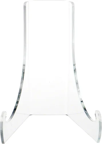 Miniatura 2 de Plymor - Atril soporte plano de acrílico transparente con caballete y bordes