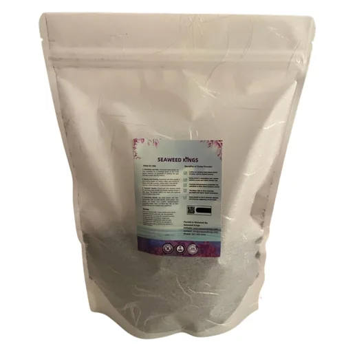 Miniatura 3 de Seaweed Kings Dulse Powder - Algas marinas crudas del Atlántico, mini copos, perfectas para aperitivos, condimentos, sopas y ensaladas, 100% puras