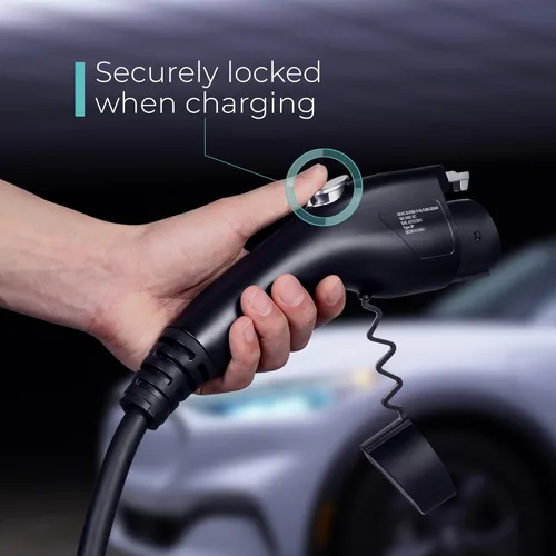 Miniatura 3 de Lectron Cargador J1772 de nivel 1 (versión WiFi) – 120 V, 15 amperios, enchufe NEMA 5-15, cable de extensión de 16 pies – Cargador de coche