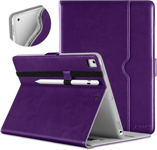 Miniatura 15 de DTTO para iPad de 9.7 pulgadas 5ª/6ª generación 2018/2017 con soporte para Apple Pencil, funda de piel premium con función atril para iPad de 9.7