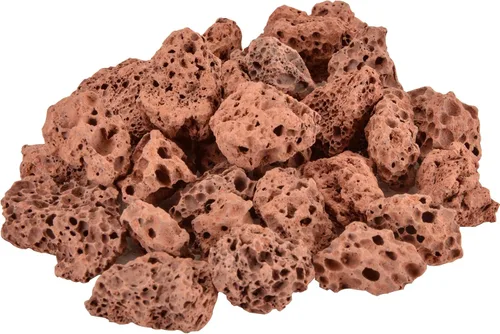 Miniatura 8 de Onlyfire Piedras de lava volcánica Black Lava Rock de 10 libras para fogatas de interior y exterior, chimeneas, parrilla de gas y paisajismo, 0.2 a