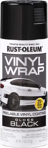 Miniatura 3 de Rust-Oleum Automotive 352724 Rust-Oleum - Aerosol de envoltura de vinilo, negro, 11 onzas (paquete de 6)