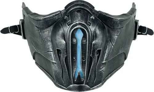 Miniatura 2 de Máscara de juego Mortal Kombat, Jade/Sub-Cero/Kabal/Saibot/Escorpión/Resina Humo Máscara para disfraz de Halloween