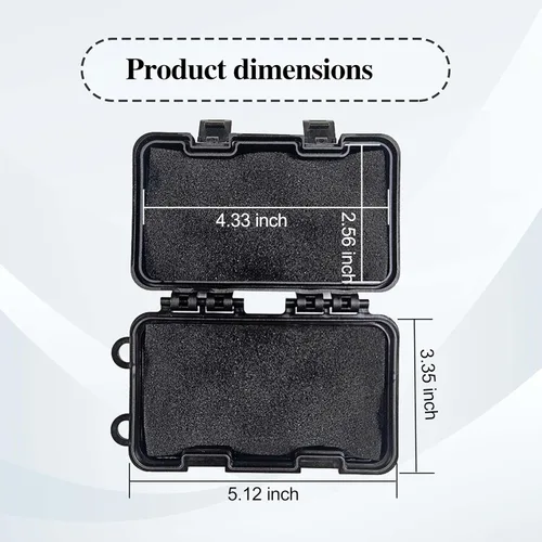 Miniatura 2 de Llaveros magnéticos ocultos debajo del automóvil, pequeño, negro, caja de llaves con imán fuerte para guardar llaves en interiores, exteriores