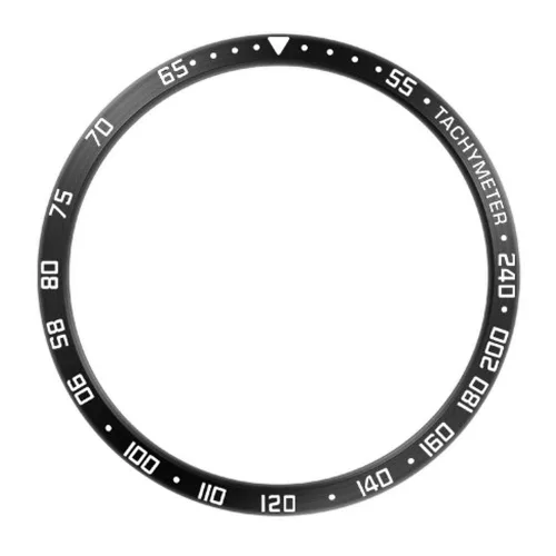 Miniatura 17 de AISPORTS Anillo de bisel compatible con Samsung Galaxy Watch 1.811 in bisel Loop cubierta adhesiva anti arañazos acero inoxidable bisel de metal