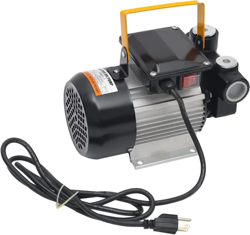 Miniatura 4 de Bomba eléctrica de transferencia de combustible de 110 V CC, bomba diesel autocebante o bomba de aceite combustible con mangueras y kit de boquilla