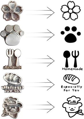 Miniatura 2 de Da Jia Tinton Life - Soldador creativo para tartas/madera/cuero con sello (varilla tratada con llama, pata de gato)