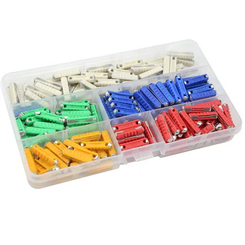Miniatura 4 de WMYCONGCONG 200 fusibles de automóvil europeos para automóviles 5A, 8A, 10A, 16A, 25A, para autos clásicos, estilo antiguo, no de cerámica