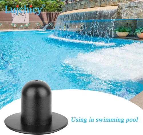 Miniatura 4 de Tapón de enchufe de pared para bomba de piscina, filtro de repuesto para piscinas Bestway e Intex, tapón de pared (negro)