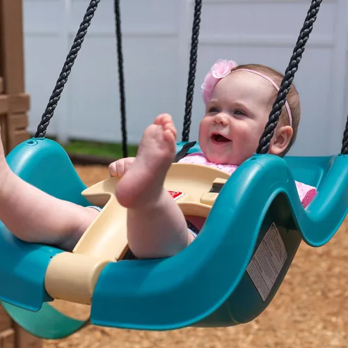 Miniatura 5 de Asiento de columpio color turquesa para niños, para uso exterior, de Step2