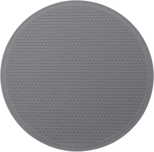 Miniatura 7 de Alfombrilla de silicona para microondas resistente al calor, multifuncional, protector de salpicaduras, salvamanteles, almohadilla caliente, soporte