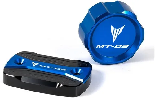 Miniatura 2 de Para Y&AMAHA MT03 MT-03 2015-2020 2021 2022 2023 Accesorios de motocicleta Tapas de depósito de líquido de freno maestro Tapa de llenado de aceite