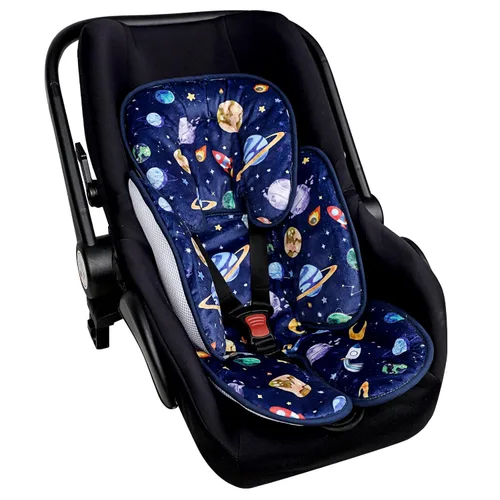 Miniatura 18 de Pea Pod - Soporte para la cabeza del asiento de coche para bebé recién nacido, 2 en 1 Soporte para la cabeza del asiento de coche para bebés