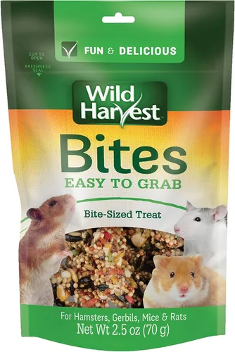 Miniatura 9 de Wild Harvest Comida y Golosinas Comestibles Únicas para Cobayas, Hámsters, Jerbos y Conejos Adultos, Donuts Glaseados, 0.14 libras, 2.2 Onzas