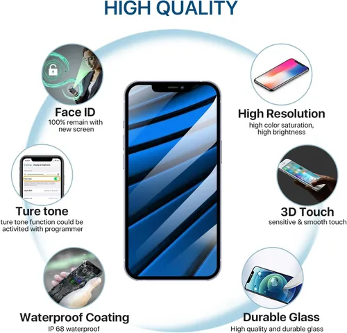 Miniatura 3 de EXW Reemplazo de pantalla LCD Full HD de 6.5 pulgadas para iPhone 11 PRO MAX digitalizador, pantalla táctil de calidad con herramientas