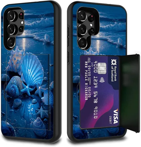 Miniatura 81 de Funda híbrida de doble capa con función atril para Samsung Galaxy A16 5G de 6.9 pulgadas, diseño de vaca con bandera estadounidense