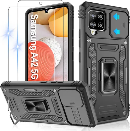 Miniatura 169 de Gritup para Samsung Galaxy S22 Funda con protectores de pantalla HD de 2 paquetes y cubierta deslizante para la cámara, protección contra caídas