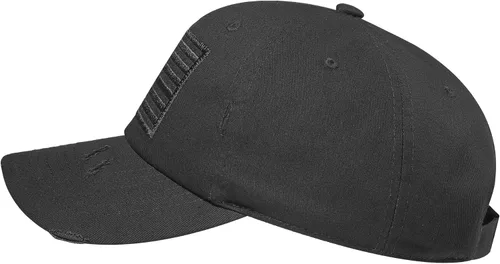 Miniatura 15 de IIN Gorra de béisbol con bandera estadounidense para hombres y mujeres, de perfil bajo, militar, militar, militar, para papá