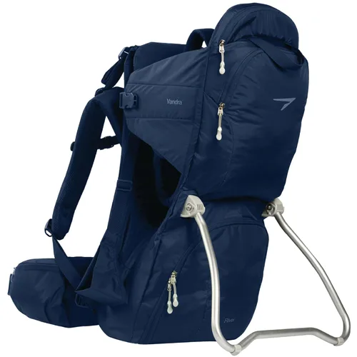 Miniatura 12 de Vandra™ Forest - Mochila portadora de bebé escandinavo de senderismo - Gravity Lock™ marco de carcasa dura - Portabebés nido para niños pequeños