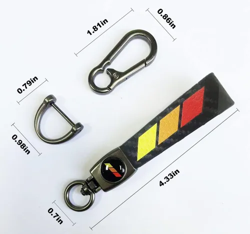 Miniatura 4 de Llavero de Cuero Adecuado para Llavero de Llave de Coche Toyota Compatible con Toyota Camry Highlander Corolla Sequoia Tundra Tacoma 4Runner