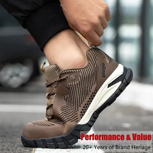 Miniatura 47 de ulogu Zapatos de senderismo impermeables para hombres y mujeres, cómodos, ligeros, antideslizantes, para caminar todo el día, para trabajar y caminar