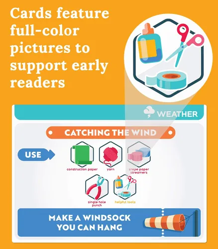 Miniatura 6 de Carson Dellosa Stem Challenge - Kits de ciencia para niños de 5 a 7 años, plantas, animales, insectos y actividades de aprendizaje de primer grado