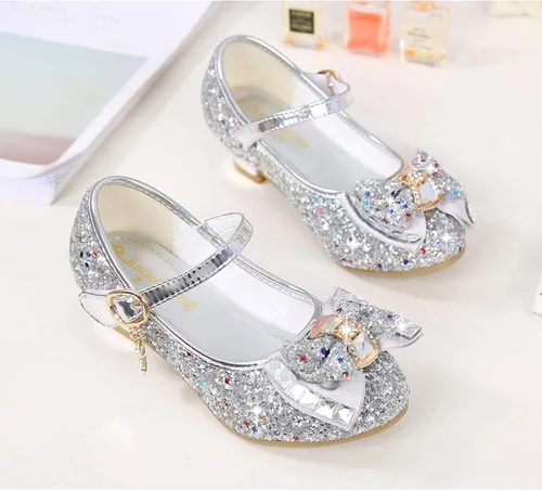 Miniatura 5 de Cadidi Dinos Zapatos de vestir para niñas con tacón de fiesta de boda Mary Jane Princess Flower Shoes (bebéniño pequeñoniño grande)