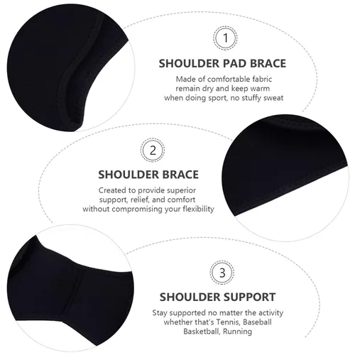 Miniatura 3 de Healifty Soporte de hombro Anti-hombro Pad Soporte de hombro para entrenamiento ()