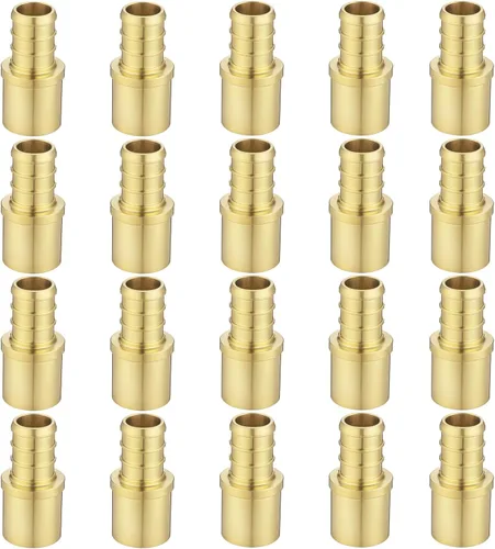 Miniatura 20 de Acoplamiento de engarce de púas PEX de 1 pulgada para tubería PEX-A/B/C (paquete de 15)