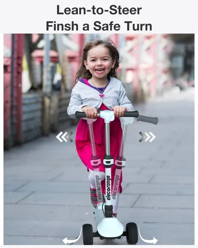 Miniatura 6 de Elecorange Balance - Patinete eléctrico para niños de 2 a 9 años, 2025 actualizado, largo alcance, acelerador de pulgar amigable, cubierta y ruedas
