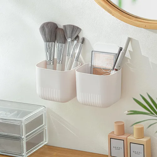 Miniatura 6 de Estante magnético para almacenamiento de vasos para refrigerador, organizador magnético para bolígrafos, soporte para lavandería, tablero, Blanco