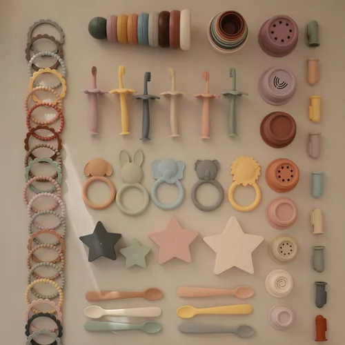 Miniatura 6 de Mushie - Juego de tazas apilables, 8 piezas Hecho en Dinamarca (Bosque)