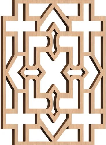 Miniatura 11 de Wise Paneles decorativos de madera con calado, extra pequeños, 7 3/8 pulgadas de ancho x 7 3/8 pulgadas de alto x 1/4 pulgadas de alto, roble rojo