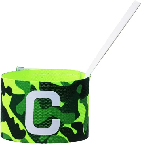 Miniatura 7 de ONLYKXY Captain Armbands 6x37CM/2.36x14.56 pulgadas Ajustable Líder Brazalete para Fútbol Baloncesto Voleibol Escuela Equipo Competición Entrenador