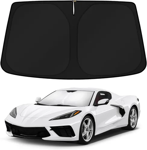 Miniatura 24 de KUST - Parasol plegable para parabrisas para Ford Ranger, accesorios 2019-2025 2026, parasol personalizado para ventana, protector solar plegable